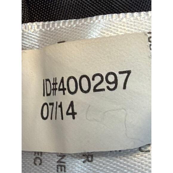 Express Two Toned Beige and Black Leather Full Zip Blazer Jacket Poly Women Med - Picture 8 of 10